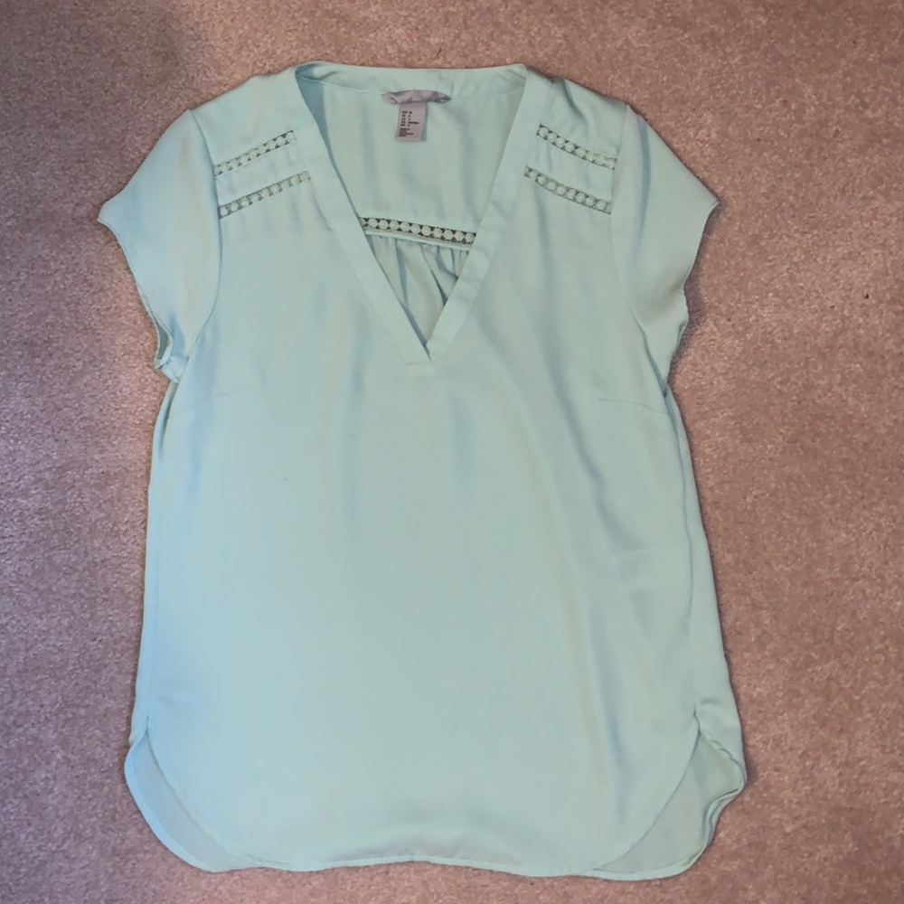 H&M Green Blouse